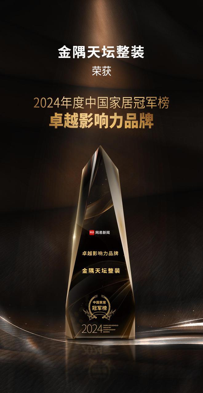 2024中国家居冠军榜重磅发布金隅天坛整装摘得卓越影响力品牌奖！(图2)