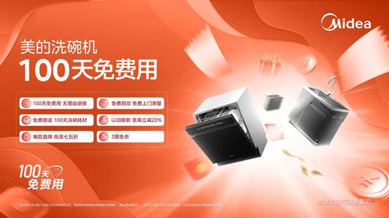 美的洗碗机100天免费用掀热销风潮引领品质服务高标杆(图2)