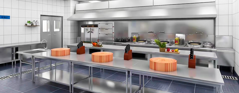 大型酒店厨房设备有哪些星级酒店厨房功能设备配置标准2024(图1)