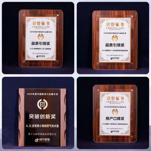 磐石奖加冕！AO史密斯智慧「瀞」厨房套系解锁厨电行业质升新范式