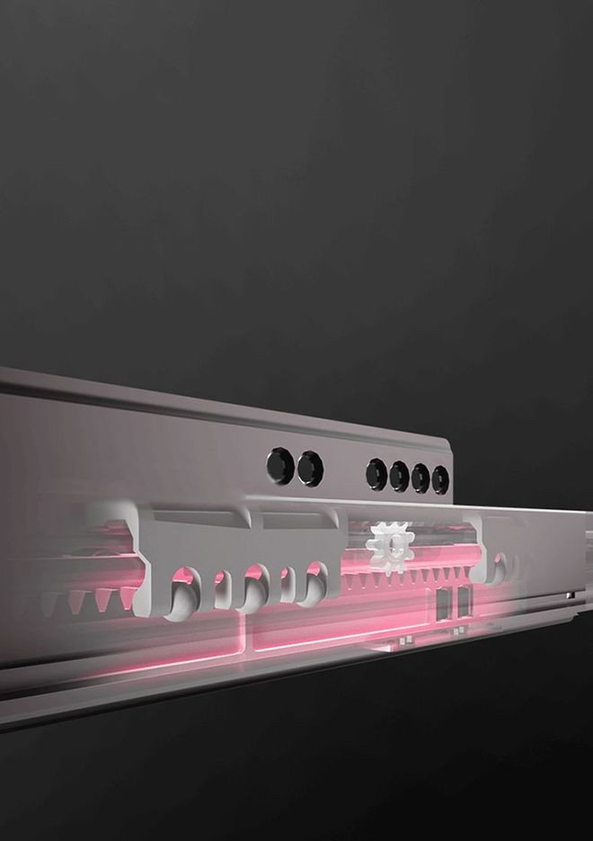 小厨房的收纳哲学：全拉出托底轨让空间翻倍(图4)